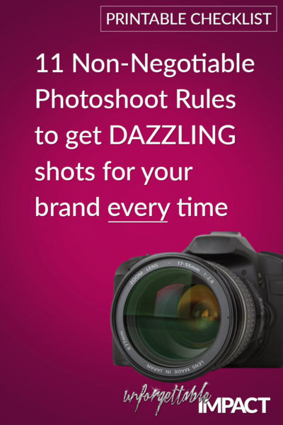 Get DAZZLING shots for your brand every time